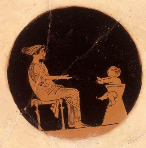 Red-Figured Kylix / Sotades Pntr