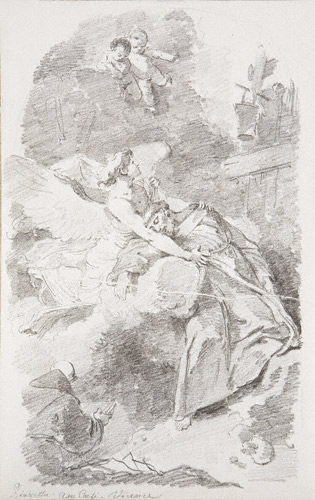 Study after Saint Francis in Ecstacy / Fragonard