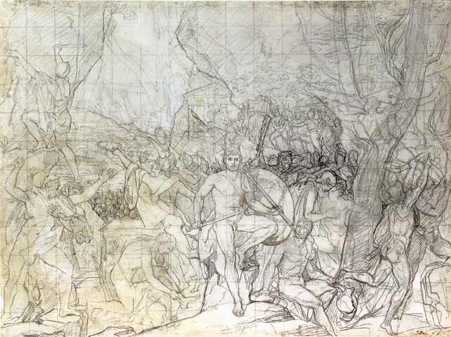 Study for Leonidas / David
