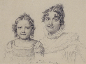 Pauline Jeanin and Daughter / David