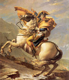 Bonaparte Crossing the Alps / David