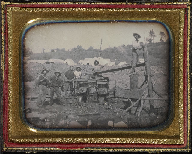 Placer Mining Scene / Watkins
