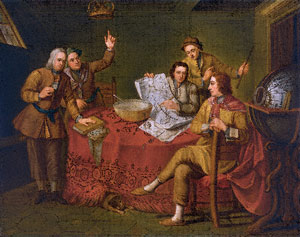 Lord Boyne in the Cabin of His Ship / Nazzari