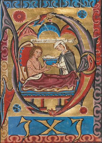 Initial D: A Nun Feeding a Leper in Bed
