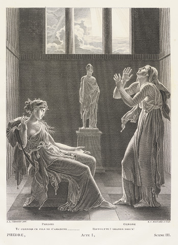 Phaidra Confiding in Her Nurse / Girodet