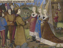 <i>The Emperor Sigismund Arriving in Siena</i>, in <i>The Story of Two Lovers</i>