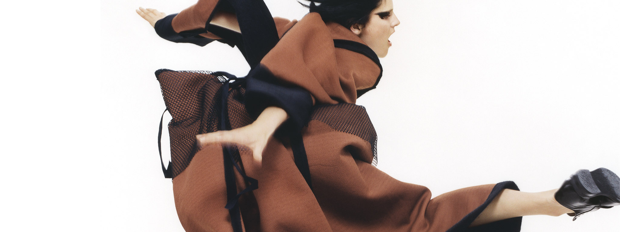 Yohji Yamamoto, Autumn/Winter 1995 (detail), 1995, David Sims, chromogenic print. Courtesy of and © David Sims