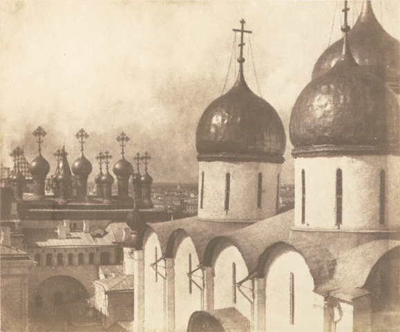 Moscow, Domes in Kremlin  / Fenton