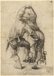Dancing Peasant Couple / Urs Graf