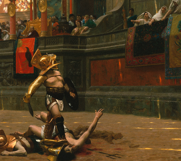 Pollice Verso (Thumbs Down ) (detail) / Gerome