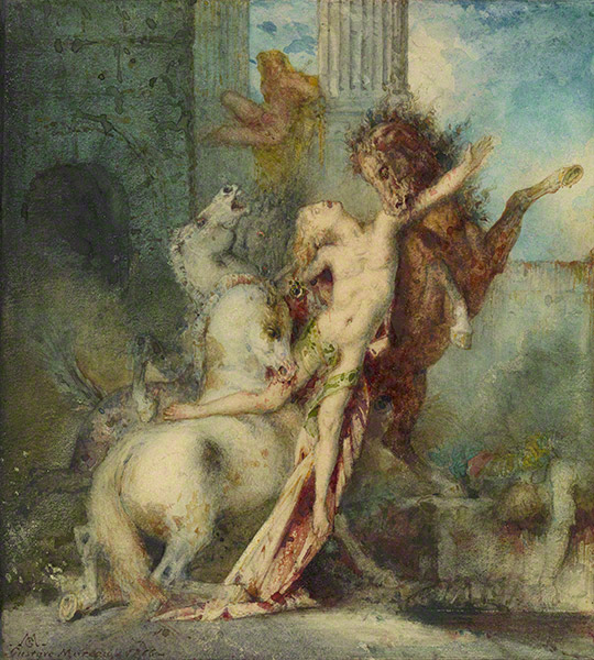 Diomedes Being Devoured by His Horses
