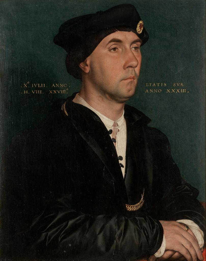Richard Southwell, 1536, Hans Holbein the Younger, oil on panel. Gallerie degli Uffizi, Florence . Image: Gabinetto Fotografico delle Gallerie degli Uffizi. Su concessione del Ministero della Cultura