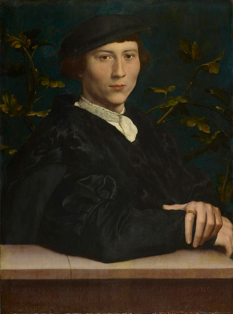 Derich Born, 1533, Hans Holbein the Younger, oil on panel. Royal Collection Trust / © Her Majesty Queen Elizabeth II 2021, www.rct.uk / Bridgeman Images