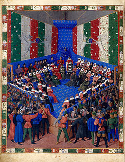 The Trial of the Duke of Alencon, Jean Fouquet, Tours, about 1459-60