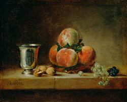 Still Life with Peaches / Chardin