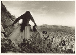 Mujer angel, desierto de Sonora, Mexico / Iturbide