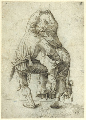Dancing Peasant Couple / Graf