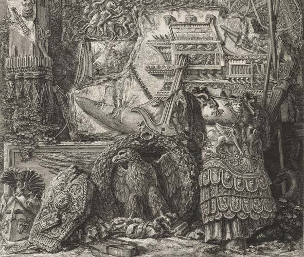 Latin and Italian Title Pages / Piranesi