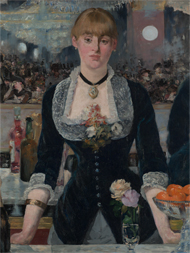 Bar at the Folies-Bergere (detail) / Manet