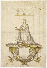 Study for a Statue of Queen Isabella / de Mena y Medrano