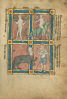 Creatures from a bestiary / Franco-Flemish