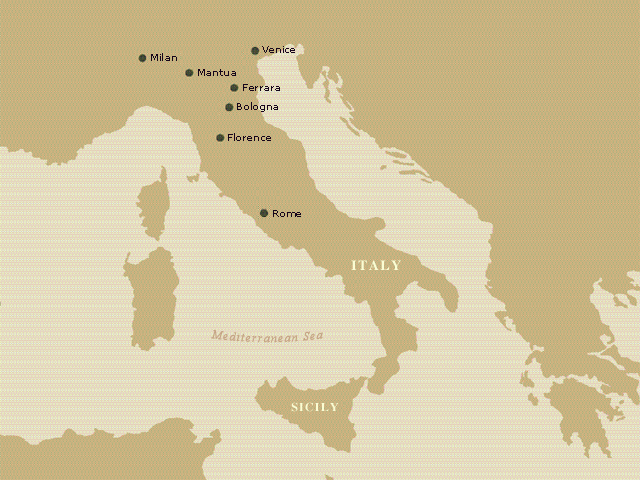 Map of Italy