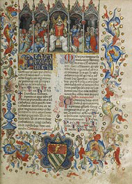 The Elevation of the Host / M Brussels Initials