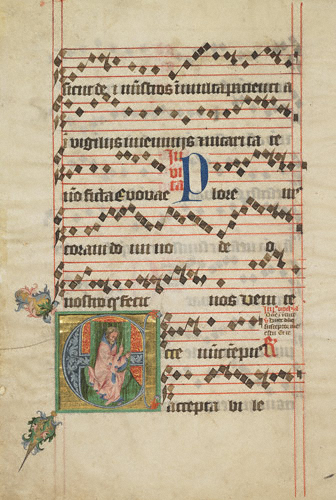 Initial E: The Prophet Isaiah / Circle of the Master of the Golden Bull