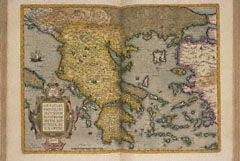 Map of Greece / Gastaldi