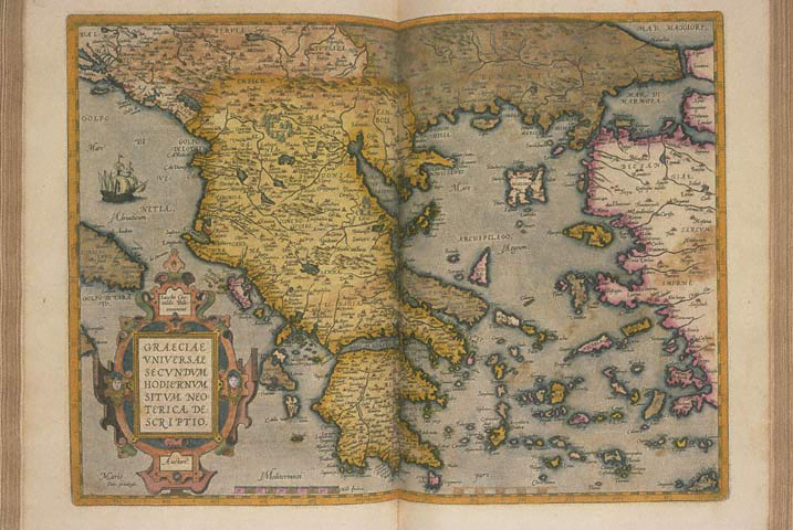 Graeciae universae secundum hodiernum situm neoterica descriptio / Gastaldi
