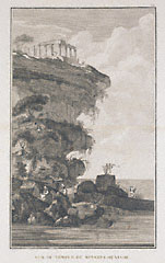 Vue du Temple de Minerve-Suniade