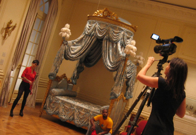 Nicole Cohen shooting video footage