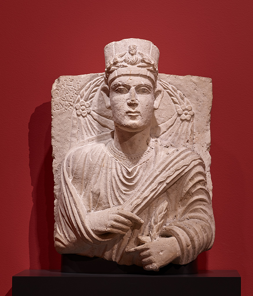 Marion, AD 230–250, limestone and pigment. Ny Carlsberg Glyptotek, Copenhagen IN 1033