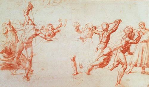 Raphael. Massacre of the Innocents. Royal Collection, Copyright 2000 Her Majesty Queen Elizabeth II