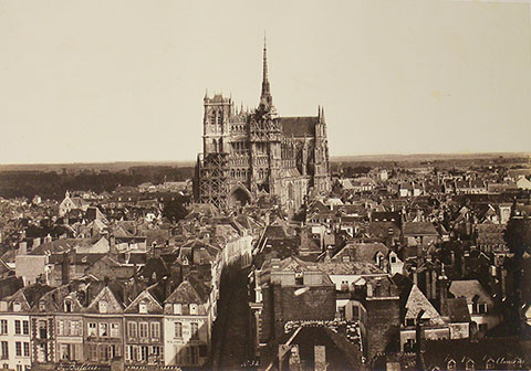 General View of Amiens, 1855, Édouard Baldus, salted paper print from a paper negative. Collection of the Sack Photographic Trust, and collection of the San Francisco Museum of Modern Art, fractional gift of Paul Sack