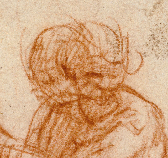 Studies of Figures behind a Balustrade / del Sarto