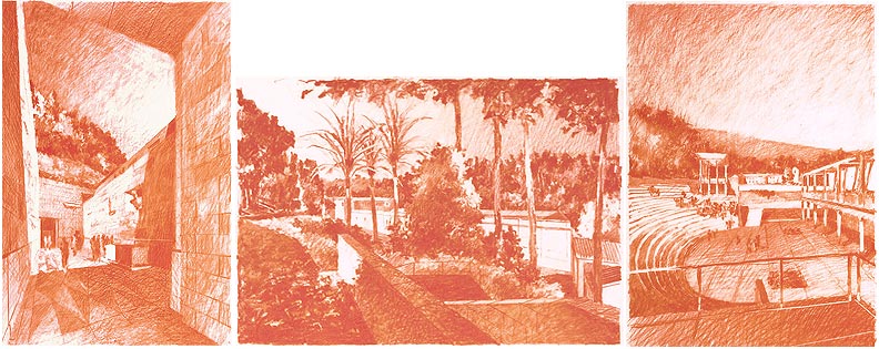 Views of the Entry Sequence / Machado and Silvetti