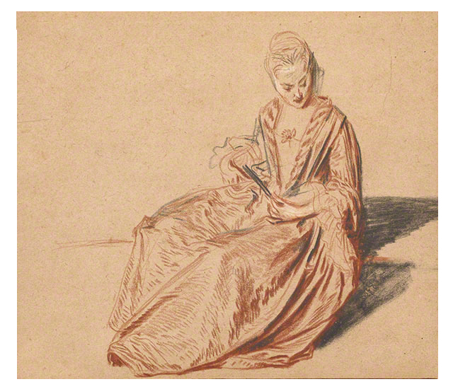 Seated Woman with a Fan