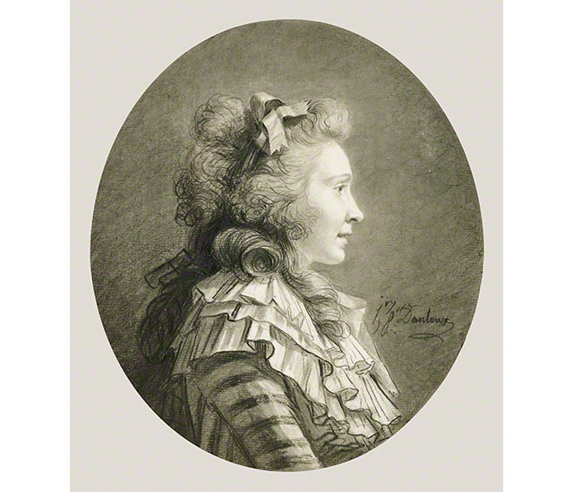 Portrait of a Young Lady in Profile