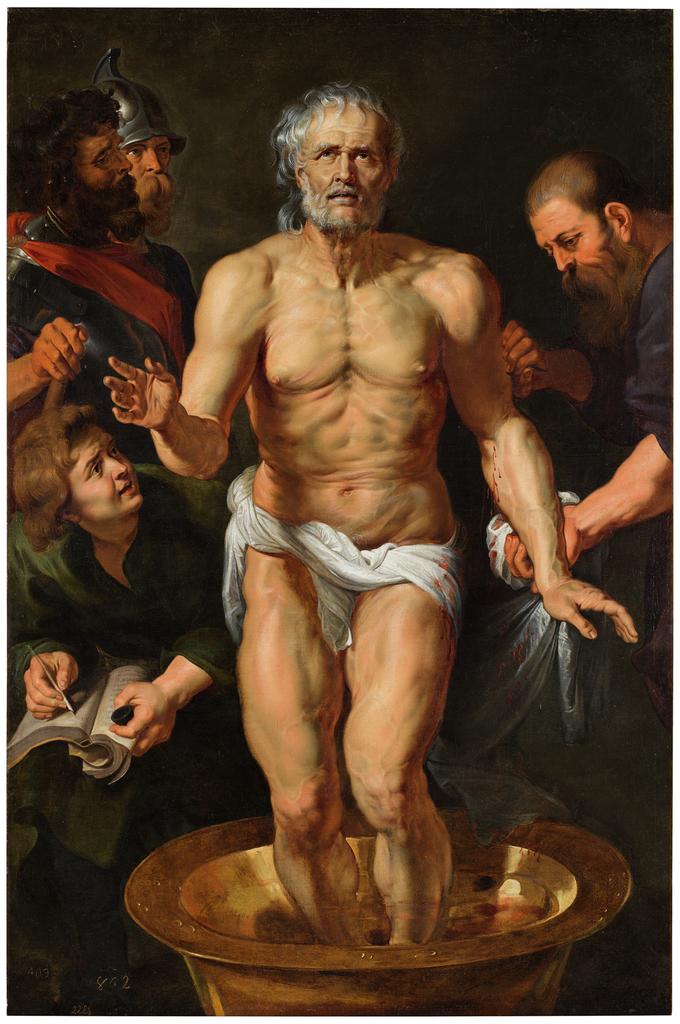 Death of Seneca, 1612-15, Workshop of Peter Paul Rubens, oil on canvas. Museo Nacional del Prado, Madrid. Image © Photographic Archive, Museo Nacional del Prado