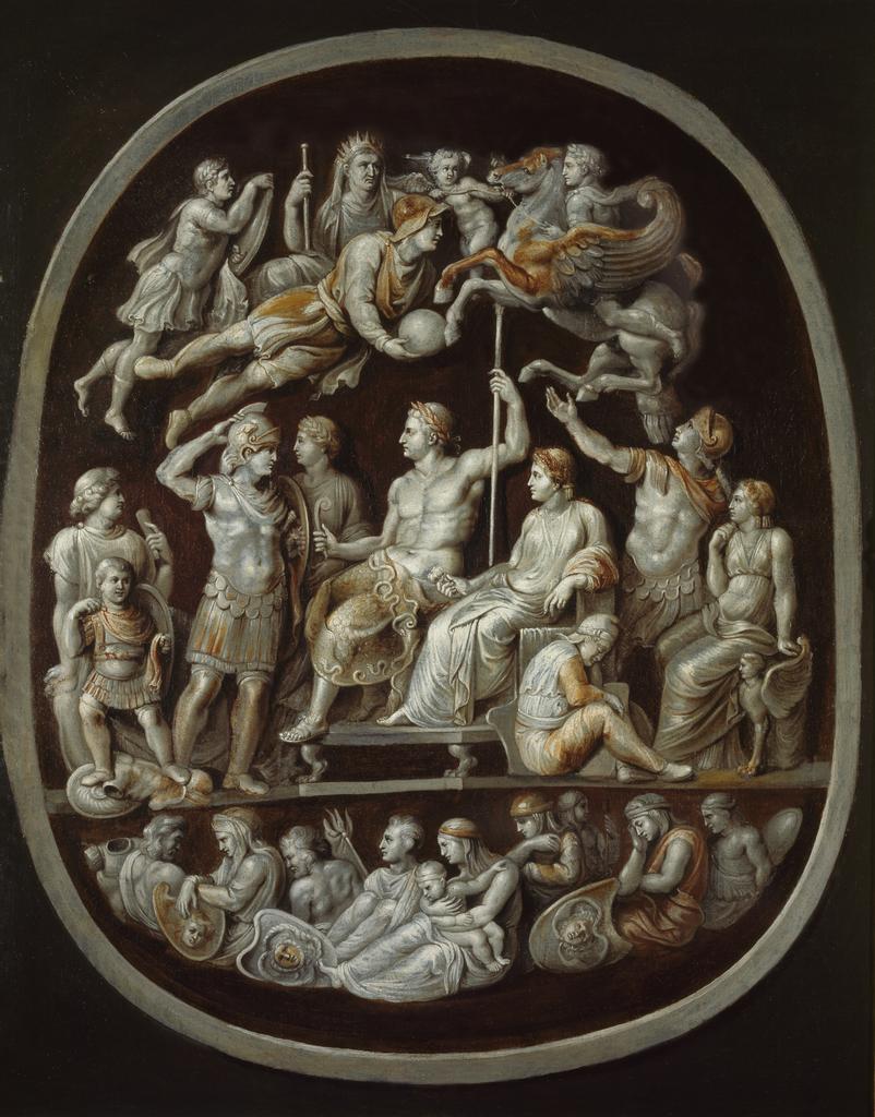 The Glorification of Germanicus (Gemma Tiberiana), 1626, Peter Paul Rubens, oil on canvas. The Ashmolean Museum, University of Oxford. Accepted by HM Government in lieu of Inheritance Tax from the Estate of Christopher Norris and purchased with the assistance of the Museums & Galleries Commission/ V&A Purchase Grant Fund and the Art Fund, 1989. Image © Ashmolean Museum, University of Oxford