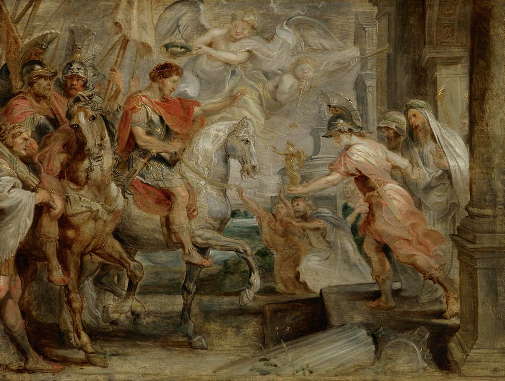 The Triumphant Entry of Constantine into Rome, about 1621, Peter Paul Rubens, oil on panel. Indianapolis Museum of Art at Newfields, The Clowes Collection, 2001.237