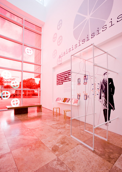 'Lessons From Bernard Rusofsky' installation at the Getty Center