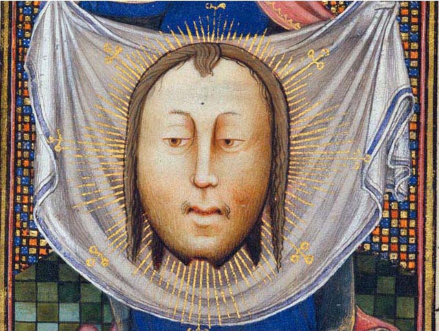 Saint Veronica Displaying the Sudarium: Detail of Sudarium