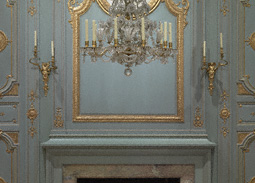 Paneled room at the J. Paul Getty Museum