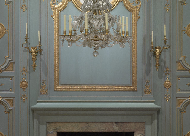Paneled room at the J. Paul Getty Museum