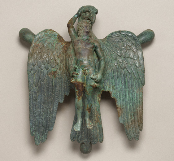 Lamp with Zeus and Ganymede / Colchian