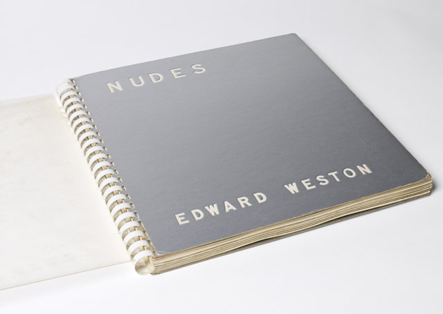 Cover for mock-up of Edward Weston's book of nudes