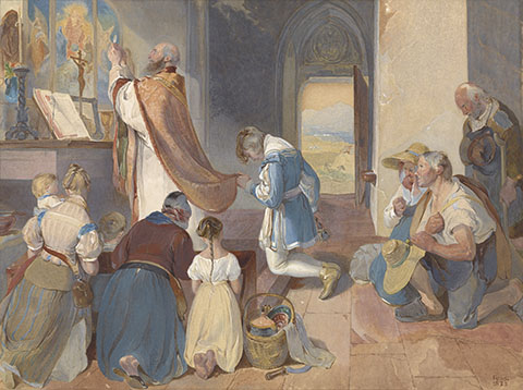 Fridolin Assists with the Holy Mass / Fendi