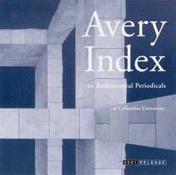 Avery Index to Architectural Periodicals